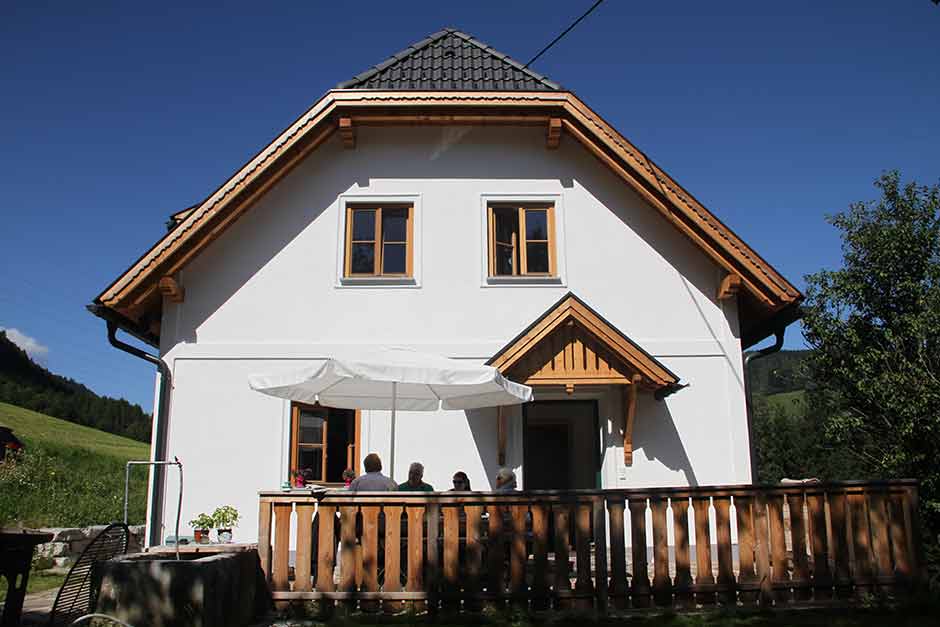 Zebau - Wiederaufbau eines Salzkammergut-Hauses